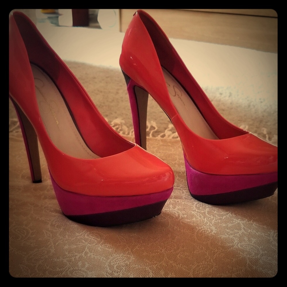 Jessica Simpson platforms, size 7 (runs big)